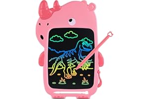 FXI Tablette D'écriture LCD Tablette de Dessin Colorée de 10 Pouces pour Enfants, 4~12 Jouets pour Filles Garçons, Cadeaux Effaçables Et réutilisables, Jouet d'anniversaire de Noël pour Enfants