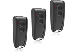 WOWFAST Lot de 3 émetteurs portatifs de rechange pour EcoStar RSC2 433, télécommande d'ouverture de porte de garage 433,92 MHz, 4 canaux, compatible avec Hormann EcoStar Liftronic 500/700/800, Portronic D2500
