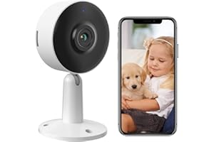 ARENTI Smart Baby Monitor with Mobile App,1080p FHD, IN1 Video Baby Monitor,Detección de Sonido y Movimiento, Audio de 2 vías, visión Nocturna, cámara para Perros de Seguridad Interior, Funciona con