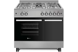 SOLTHERMIC F9LT50G2IX COCINA GAS PORTABOMBONA ACERO INOXIDABLE / 5 FUEGOS (1 WOK-DOBLE) / HORNO / **ENTREGA A DOMICILIO Y RETIRADA DEL USADO GRATIS/ALTA GAMA