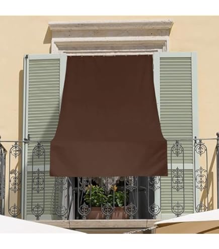 Tenda Da Sole Home Tresor Per Balcone E Terrazzo - 200x300 Cm, Beige, Con Anelli E Ganci - Foto 14