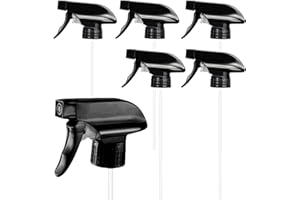 BDBFPAN 6 Stück Sprühkopf, Sprühaufsatz Für Flaschen Universal Sprühkopf Sprühkopf Für Flaschen Für Sprühflaschen Ersatz-Sprühköpfe Replacement Ersatzsprühkopf (Schwarz)