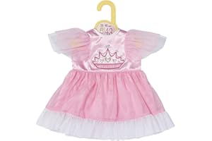 Dolly Moda Prinzessin Kleid in rosa mit Tüll für 39-46 cm große Puppen, 871058 Zapf Creation