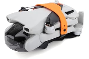 Sekepingo Protection d'hélice pour DJI Mini 3 Accessoires de protection souple pour hélice, fixateur, support d'hélice pour DJI Mini 3 Drone Accessories (noir et orange)