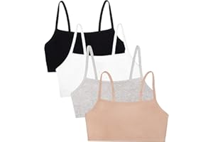 Fruit of The Loom Cotton Pullover Sport Bra (Pack of 3) Soutien-Gorge de Sport Femme (Lot de 3)