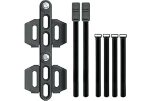 SKS GERMANY CAGE SHIFTER+ adapter do klatki na bidon (do przenoszenia klatki na bidon, wykonany z poliwęglanu/TPO, elastyczny system mocowania dzięki bocznym uchwytom, gumowane paski, 34g), Czarny