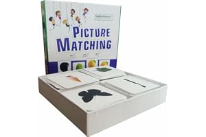SpeechGears Picture Matching Cards for Age 3 & Above Kids Memory Game Educational Toys and Games Set of 80 Cards