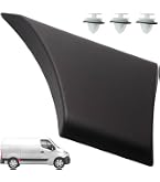Kit Baguettes De Porte Droite Pour Renault Master III Opel Movano NV400 L1 - Noir ABS