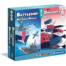Clementoni Battaglia Navale & Dama - Gioco Da Tavolo 2 In 1, Made In Italy, Per Bambini 6+, Gioco Di Società - 3