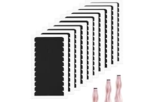 CANIPHA 120 cintas de extensión de cabello de doble cara, cinta de repuesto para extensiones de cabello, cinta adhesiva de cabello humano, cinta en extensión, cinta de repuesto, cinta de peluca (negro)