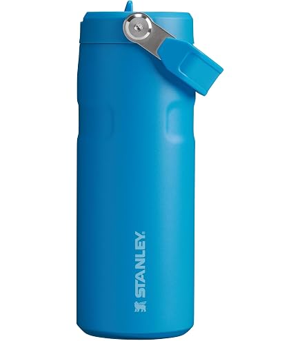 Stanley IceFlow Flip Straw 2.0 Isolierflasche - Edelstahl, Integrierter Strohhalm, Auslaufsicher, BPA-frei, 33% Leichter