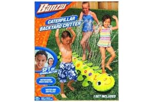 Banzai 81240Caterpillar Backyard Critter - Water toy, Yellow, One Size
