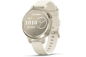GARMIN Lily 2 Active - 38mm, Bone | Hidden Display GPS Smartwatch with Upto 9 Days of Battery Life | Women's Watch wth Fitness Tracking & Sports Apps | Body Battery Energy Monitoring