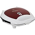 Moulinex Sandwich Maker, 700 watts, 3-in-1 panini, sandwich and waffle maker, Red, SW612543, 1 year warranty