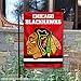 Produktbild Chicago Blackhawks rot doppelseitig Garten Flagge