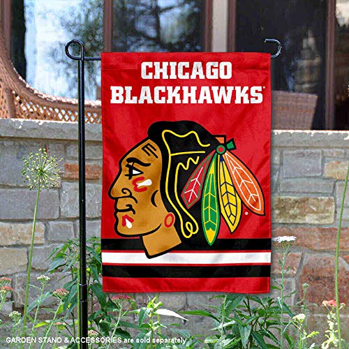 Preisvergleich Produktbild Chicago Blackhawks rot doppelseitig Garten Flagge