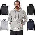 Iron Mountain Mens Soft Fleece Pullover Hooded Hoodie, Reclaimed Yarn Eco Friendly Top