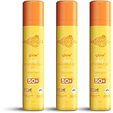 Aqualogica Glow+ Dewy Sunscreen SPF 50 PA++++ with Papaya & Vitamin C | For Oily, Combination & Dry Skin Type | UVA/B & Blue 