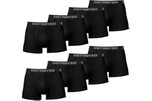 DSTROYED ® Boxershorts Herren 10-er / 12-er / 15-er / 8-er Pack S-5XL Unterhosen Männer Unterwäsche Men