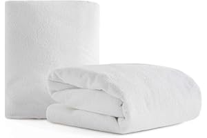 Mi bollito Lot de 2 protège-matelas imperméables pour lit de bébé, tissu éponge absorbant, respirant et antibactérien (Lot de 2 unités - 60 x 120 cm)