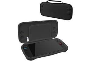 Hermitshell Hard Travel Case für Nintendo Switch 2 Controller (Nur Fall) (Größe: Klein/Groß) (schwarz, Klein)