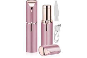 Lerkely Epilateur Visage, Epilateur Sourcil Rasoir Electrique Visage, Femme Stylo Epilateur Sourcil électrique, Doux et sans danger Epilateur Visage
