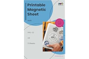 PHOTO PAPER DIRECT PPD A4 5 Fogli Di Carta Magnetica Opaca Per Stampanti A Getto D'Inchiostro Inkjet - PPD-32-5