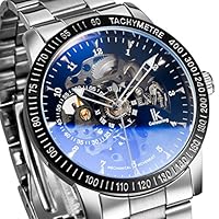 Alienwork IK Herren-Automatikuhr Glasbod...