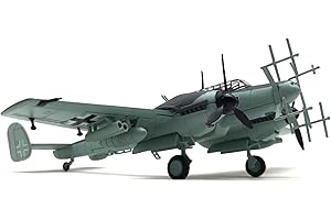 NUOTIE BF-110 G4 Jagdbomber 1:100 Modello di caccia Modello di caccia notturno Modello di aereo militare Modello da collezione e regalo per gli amanti del modello di aereo