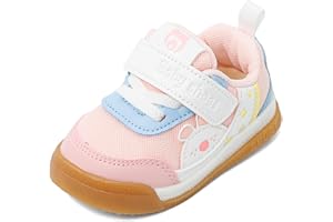 LACOFIA Scarpe Primi Passi Bambino Scarpine Neonato Sneakers Bimbo con Suola Gomma Antiscivolo