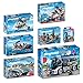 Produktbild PLAYMOBIL® City Action 7er Set 9360 9361 9362 9363 9364 9365 5369 SEK-Truck mit Licht und Sound + SEK-Zivilfahrzeug + SEK-Schlauchboot + SEK-Helikopter + Amphibienfahrzeug + SEK-Team + SEK-Polizist mit Hund