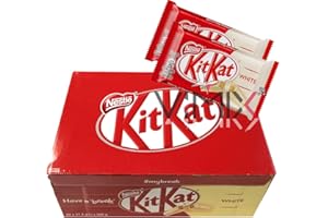 KITKAT Nestle KIT KAT Lot de 24 barres de doigts en chocolat blanc 41,5 g
