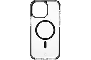 Funda Ultra Protectora para iPhone 15 Pro MAX de Cellularline - Tetra Force Strong Guard mag - Compatible con el Ecosistema Apple MagSafe - Transparente