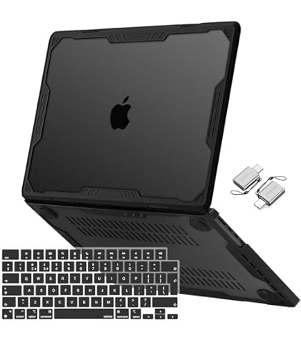 KEROM Compatible For MacBook Pro 14 Inch Case 2025-2021 M5 M4 M3 M2 M1 Pro/Max Chip A3434 A3112