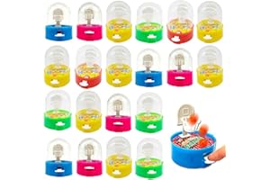 Fokroin 20 Pieces Flipper Basketball, Mini Basketball Mini Finger Shooting Toy, for Boys and Girls, Children's Party, Birthday Party Bags, Party Bags