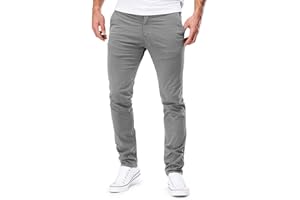 MERISH FortyFour by Chino Pantalones para Hombre, Ajustados, elásticos, de Tela, Modelo 168
