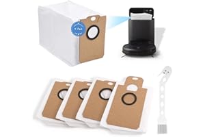 RONGZY 4 Pack Bolsas de Polvo para Conga 2299/2499/7490/8290 3L de Capacidad Bolsas de Aspiradora Compatible con Conga 2299/2499/8290/7490 Immortal Home X-Treme/7490 Immortal Home con Cepillo de Limpieza