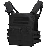 Tactical Vest for Combat Fishing Hiking Hunting Men Women Airsoft Vest Lightweight Chest Carrier Vest Military Vest for Cospl