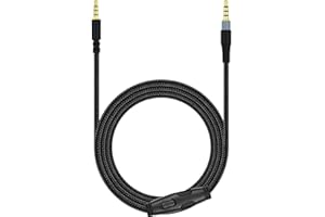 QKIIP HyperX Cloud Alpha Cable,Removable Replacement Alpha Cord,with Mute & Volume Controls Compatible with HyperX Cloud Mix Alpha Gaming Headset,Xbox One,PS4 Controllers(No Mic)