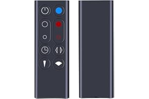 GOUYESHO Mando a Distancia de Repuesto para Dyson Pure Hot+Cool Fan Purifying Heater HP00 HP01 (Negro)