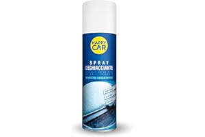HappyCar - Deghiacciante Spray - Sciogli Il Ghiaccio - per Parabrezza e Vetri - Sblocca Finestrini, Cerniere, Guarnizioni e Serrature - 300ml