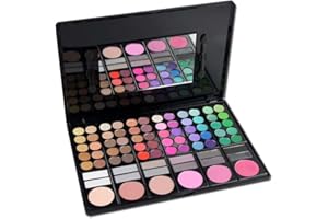 FantasyDay® 78 Colores Sombra De Ojos Paleta de Maquillaje Cosmética con Corrector y Rubor y Sombra De Ojos #2 - Perfecto para Sso Profesional y Diario