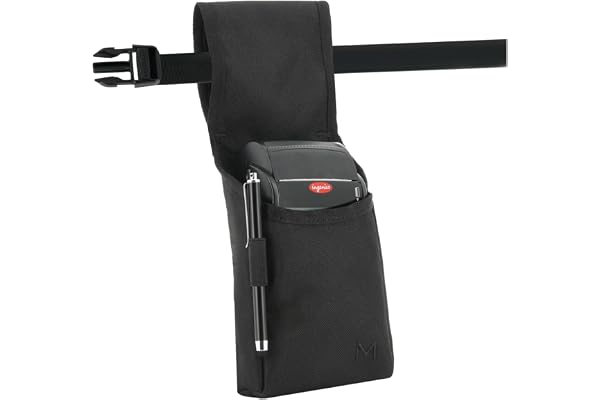 MOBILIS Holster pour POS Lecteur de Carte avec Ceinture Étui Universel pour Terminaux de Paiement & Scanners Mobiles, 1 Compartiment, Dimensions Appareil Max 11 x 27 x 5 cm
