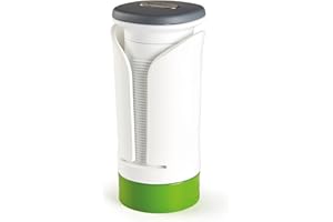 Zyliss Spiralschneider mit Doppelseitiger für Gemüsespaghetti, Gemüseschneider für Karotte, Gurke, Kartoffel, Kürbis, Zucchini, Zwiebel, Weiß/Grun, Kunststoff/Edelstahl, 5 Jahre Garantie, E900025