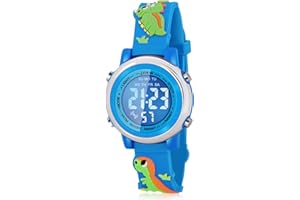 SUPZOE Dinosaur Kids Watch - Waterproof Watch for Boys & Girls Ages 3-9 - Toys for Kids 4-7 - Birthday & Stocking Stuffers