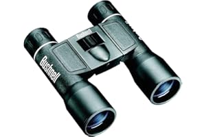 BUSHNELL - Jumelles pour Adultes - Powerview - 10x32 - Noir - Prisme en Toit - Entièrement traitées Multi Couches - Idéales pour la Randonnée - 131032