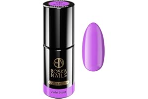 ‎BOSKA NAILS Boska Nails Divine Lakier Hybrydowy Do Paznokci Fiolet 343 Violet Stone 6ml