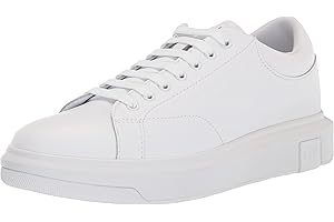 ARMANI EXCHANGE Venice Con Logo In Rilievo, Scarpe da ginnastica Uomo, Op White, 40 EU
