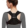 ZEDAN Neoprene Posture Corrector Belt | For Back & Shoulder Support | Back Straightener Brace For Spine & Body Posture Correction | Clavicle Support | Universal Size | Unisex