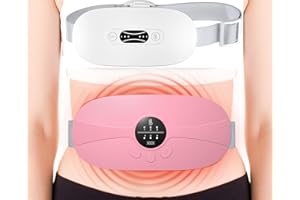 KARFUN Periodo di cintura termica,Senza fili mestruale cintura termica,Periodo di sollievo dal dolore,con 3 livelli di calore e 3 modalità di riscaldamento